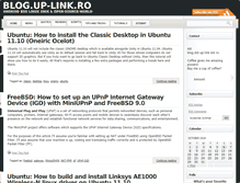 Tablet Screenshot of blog.up-link.ro